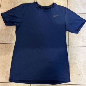Mens Navy Nike Dri-Fit Tee